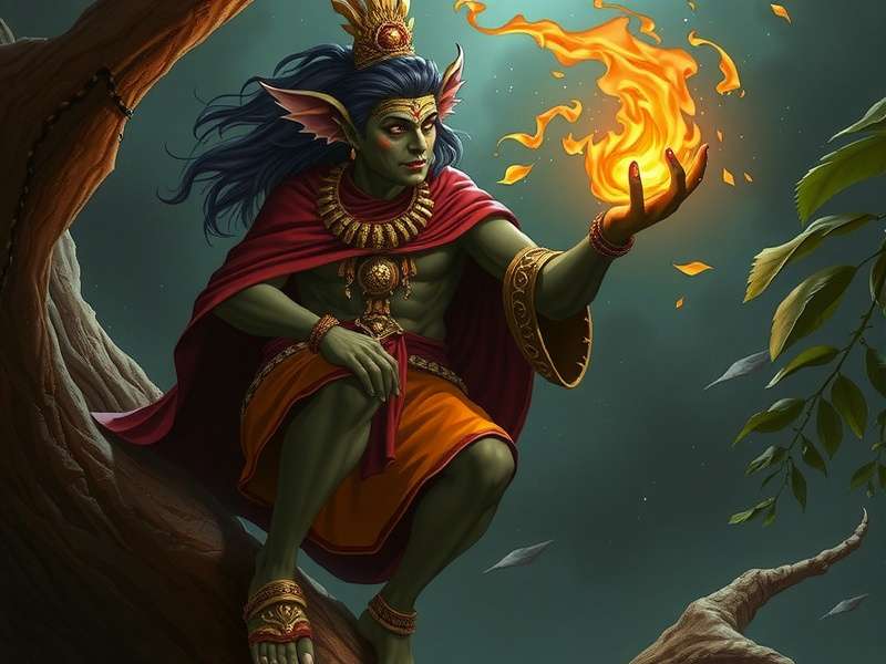 Moga Magicians - Pishacha Foe Pishacha from Moga Magicians - a mischievous spirit from Indian mythology