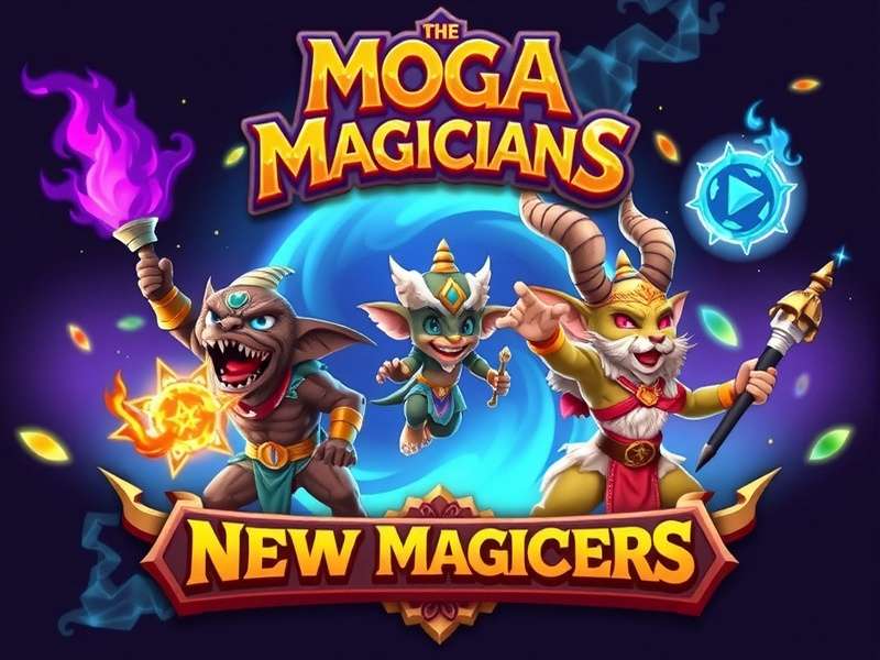 Moga Magicians - The Enchanting World of Indian Magic Moga Magicians game banner featuring Indian mythical creatures and magicians
